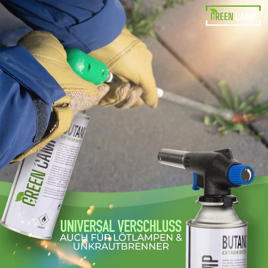 8 x Greencamp® Butangaskartuschen – 227 g – umweltbewusst, sicher & zuverlässig